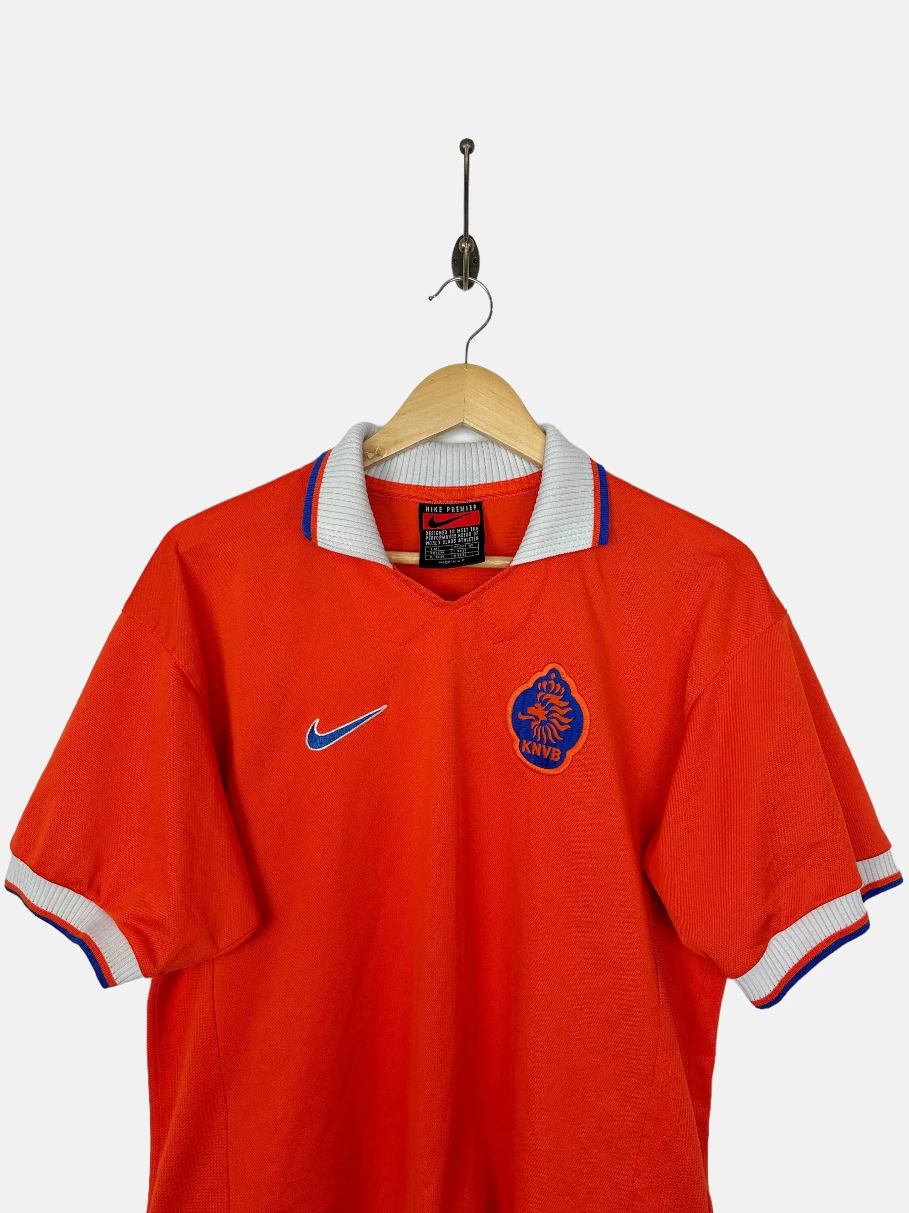 1997 Nike Netherlands Home Kit Vintage Football Jersey Size M