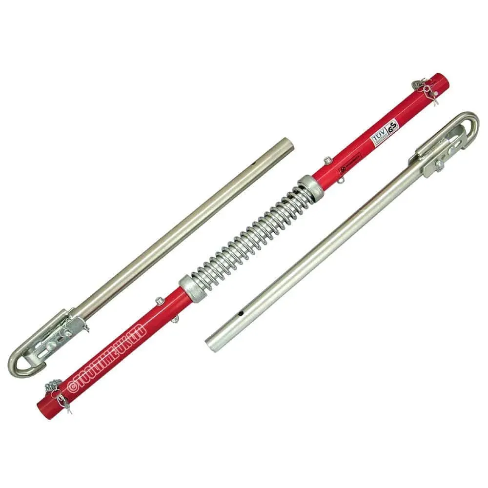 2 Ton Car Recovery Tow Pole Rigid Steel Bar   Spring Damper -German Gs Approved