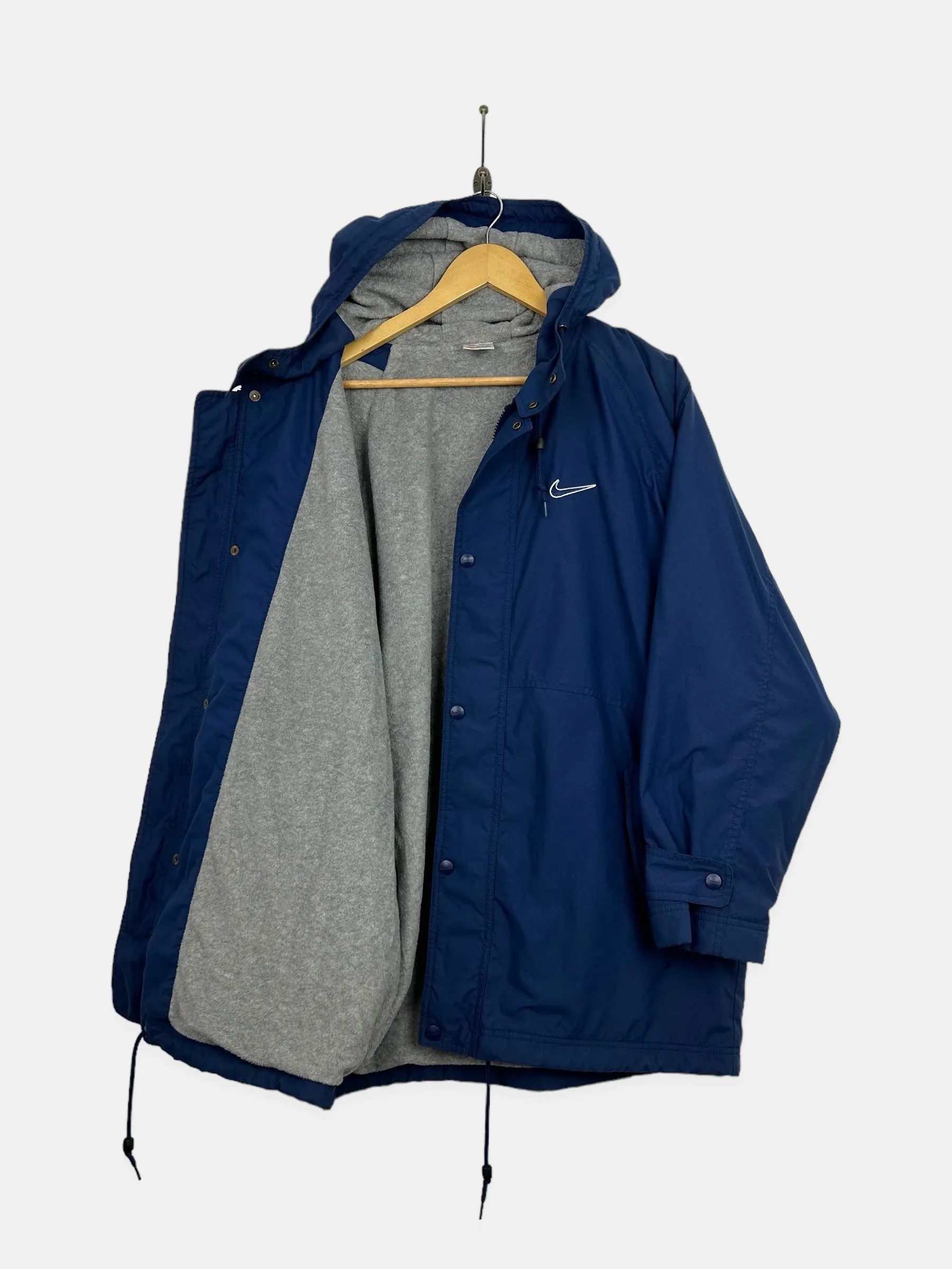 90's Nike Embroidered Vintage Jacket with Hood Size XL