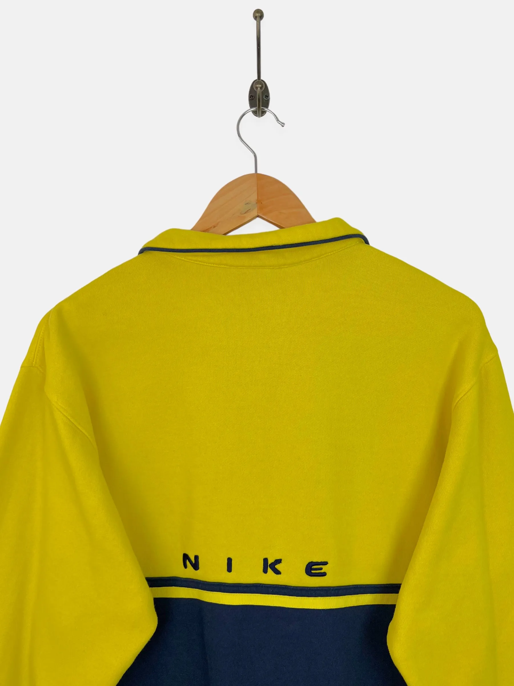 90's Nike Embroidered Vintage Quarterzip Sweatshirt Size 10-12