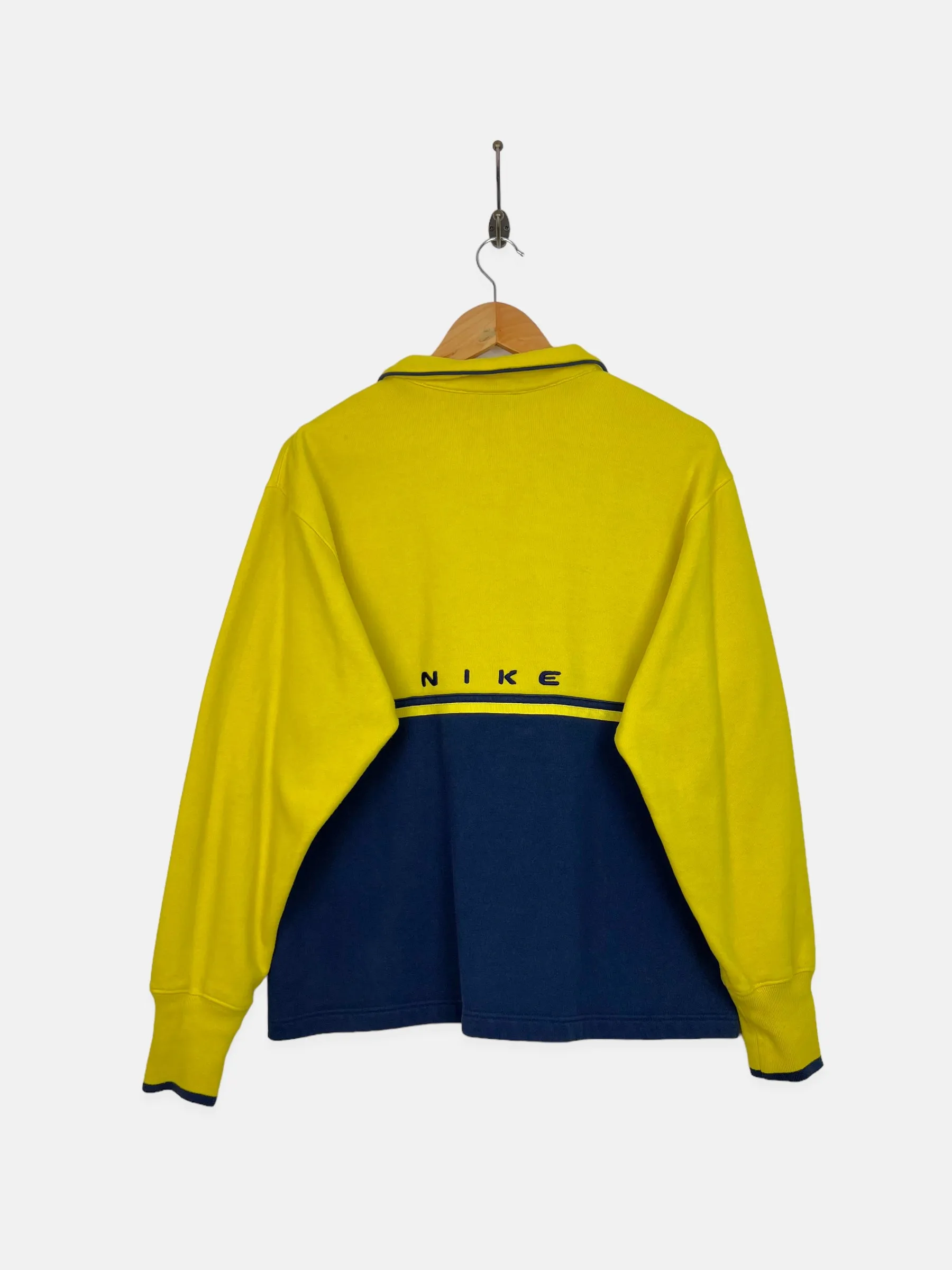 90's Nike Embroidered Vintage Quarterzip Sweatshirt Size 10-12