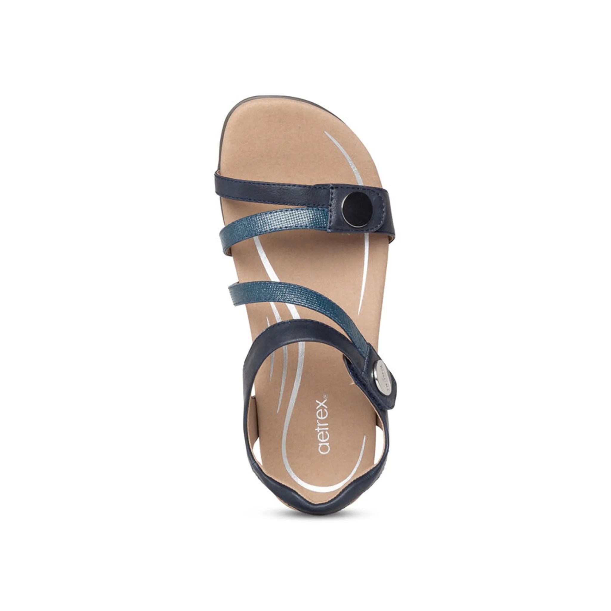 Aetrex | Jess Quarter Strap Navy