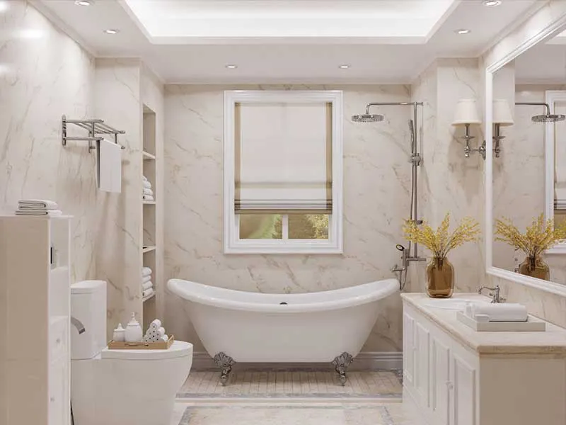 Anzzi 69.29" Belissima Double Slipper Acrylic Claw Foot Tub in White