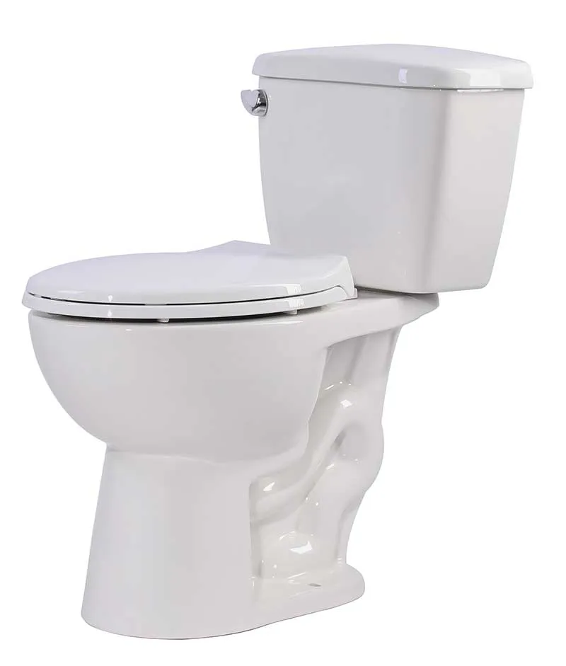Anzzi Kahl 67 in. Acrylic Flatbottom Non-Whirlpool Bathtub with Tugela Faucet and Cavalier 1.28 GPF Toilet