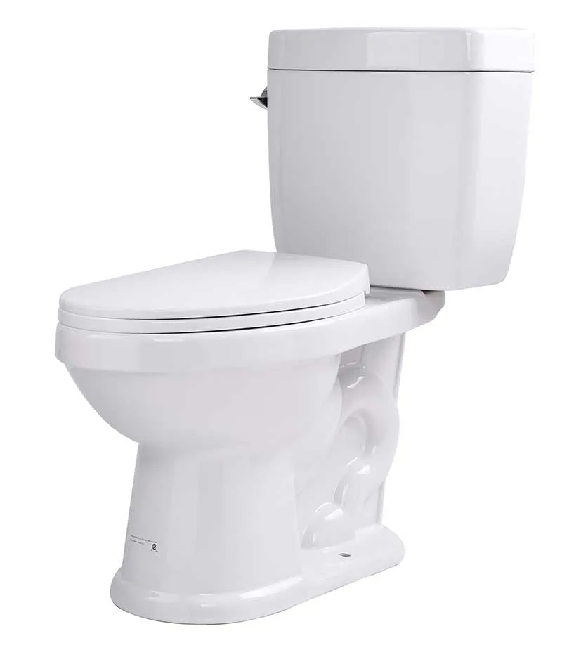 Anzzi Prima 67 in. Acrylic Flatbottom Non-Whirlpool Bathtub with Tugela Faucet and Talos 1.6 GPF Toilet