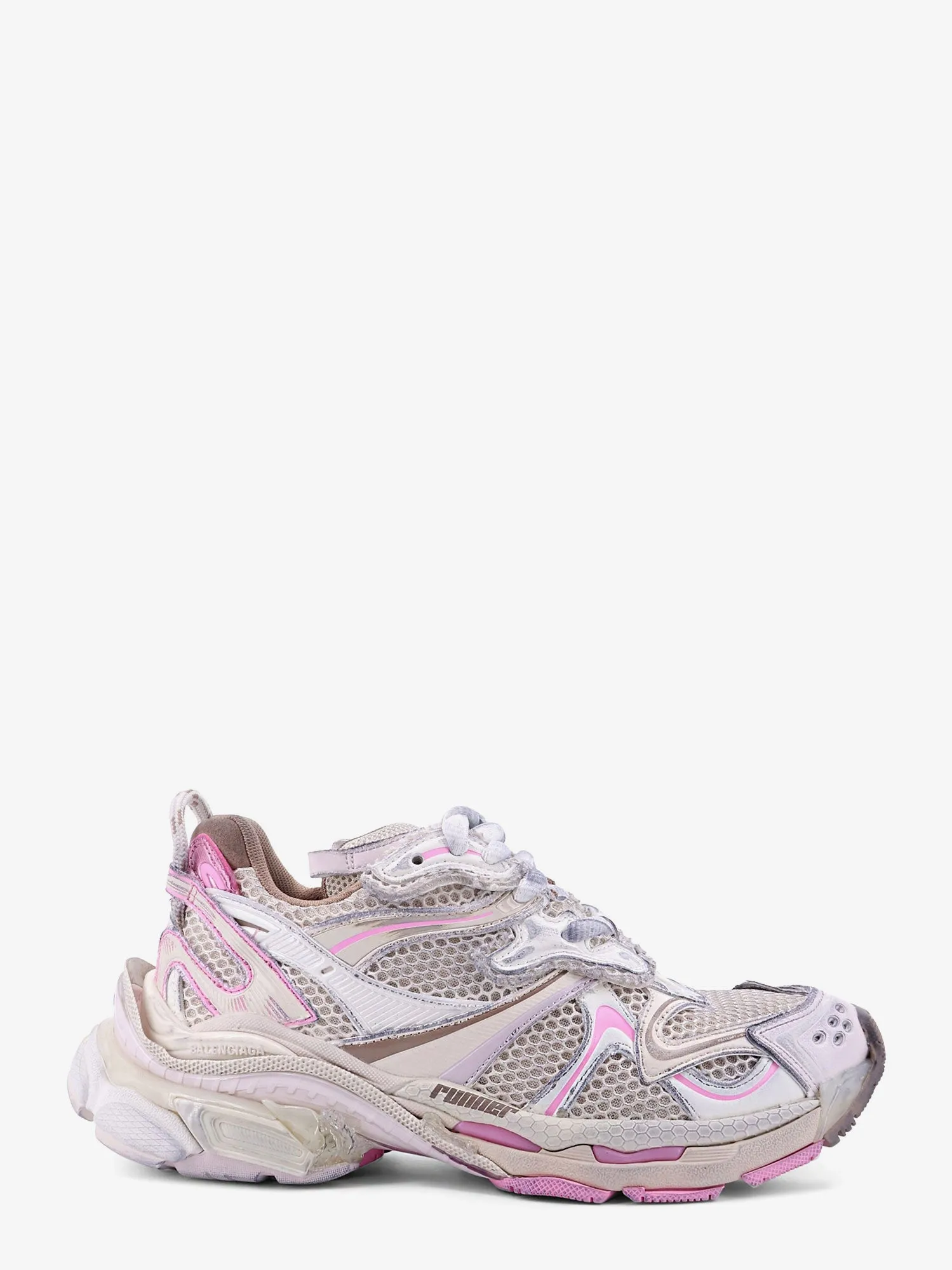 Balenciaga Multicolor Nylon And Mesh Sneakers