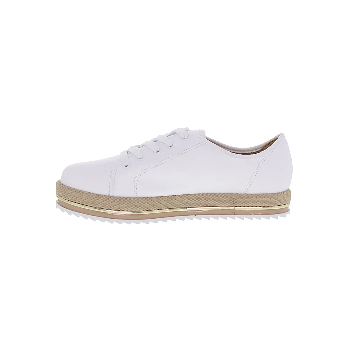 Beira Rio 4196.303 Women Fashion Platform Loafer in White