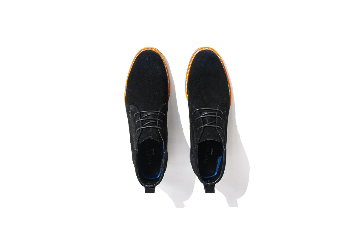Belvoir Suede Chukka Boot - Black