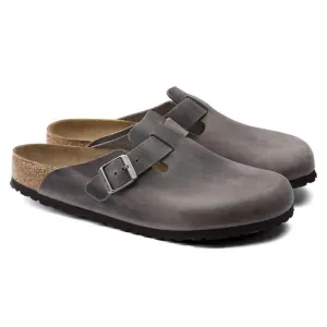 Boston | Soft Footbed | Oiled Leather | Iron