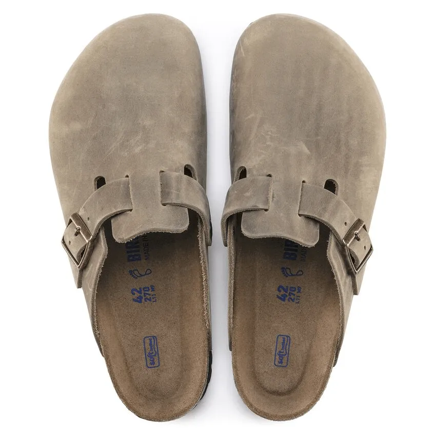 Boston | Soft Footbed | Oiled Leather | Tobacco