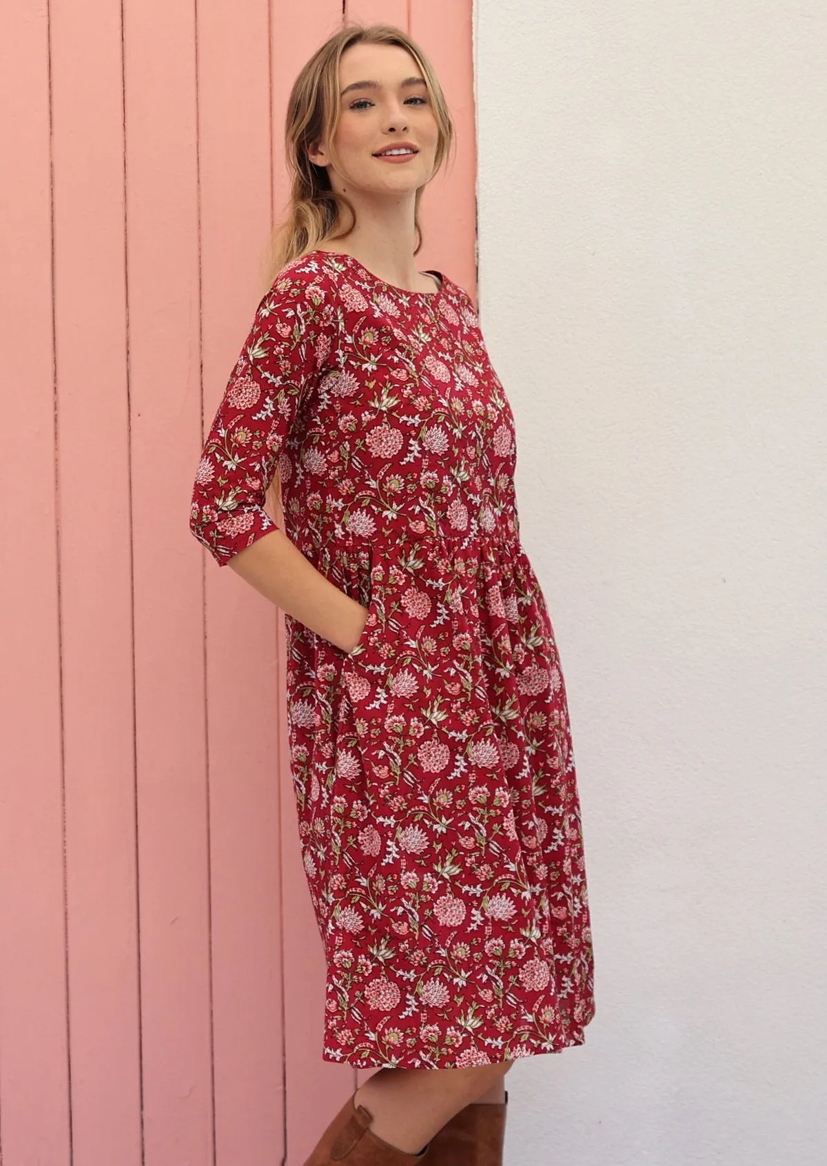 Briar Dress Cranberry