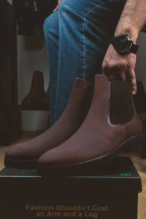 Brigadier Dark Burgundy Boots