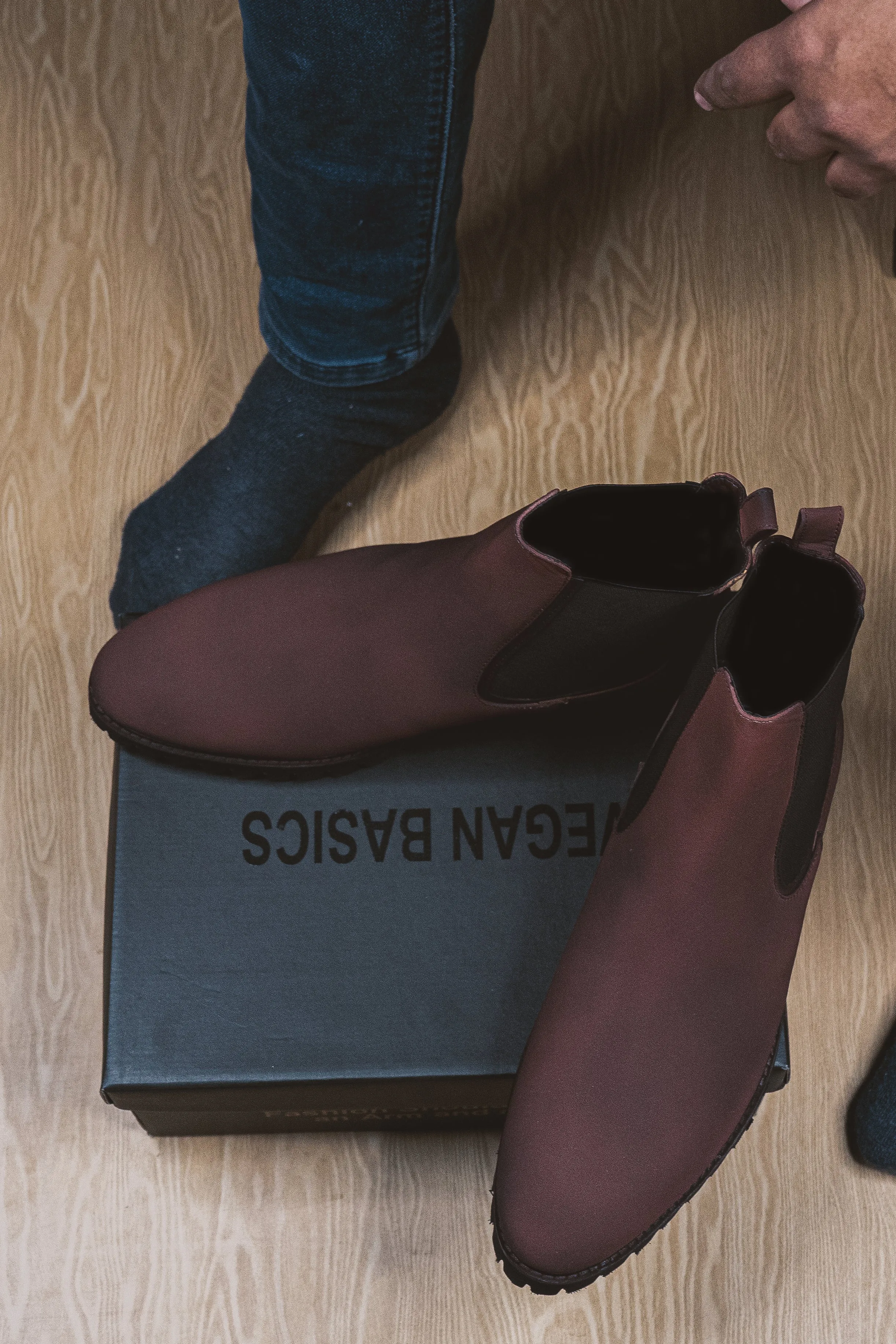 Brigadier Dark Burgundy Boots