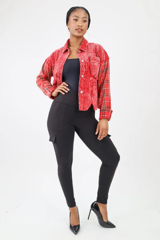Butter Soft High Waist Cargo Yoga Pants - Black