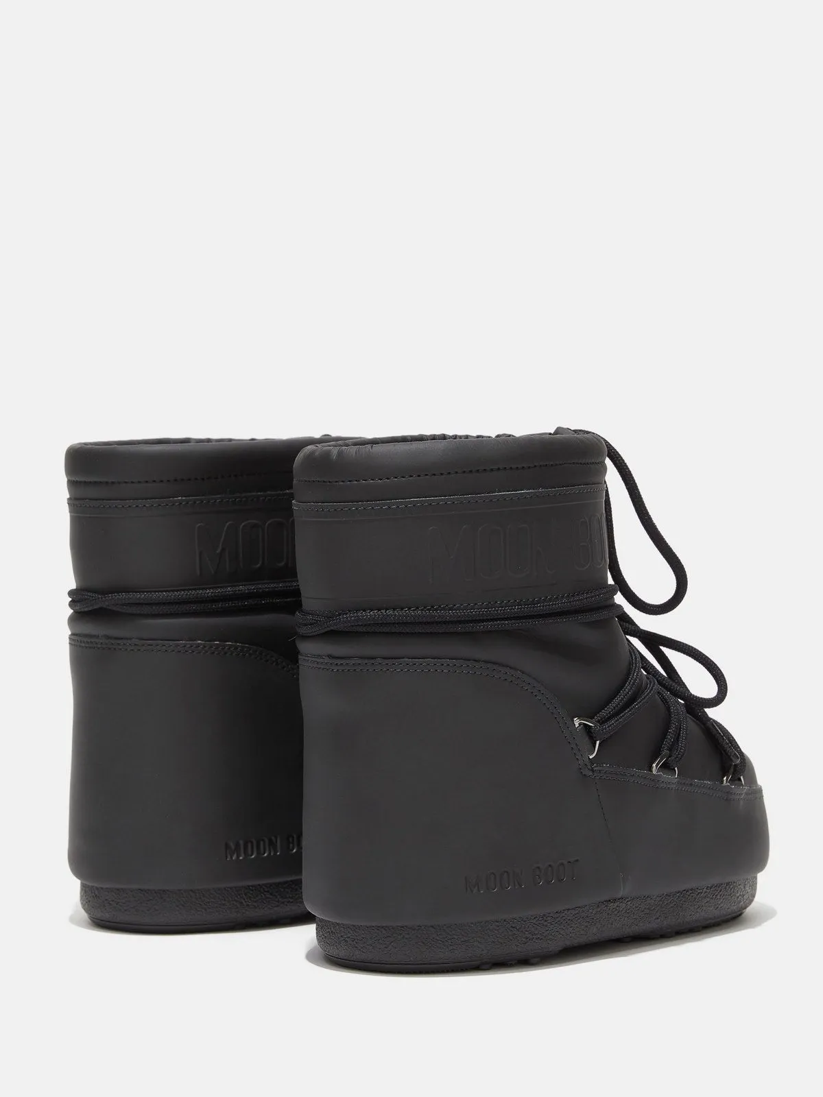 Buty damskie MOON BOOT Icon Low Rubber czarne