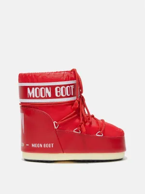 Buty zimowe damskie MOON BOOT Icon Low Nylon czerwone