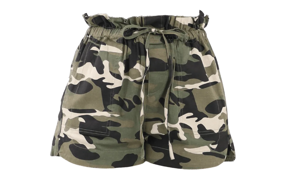 Camouflage Shorts -Olive