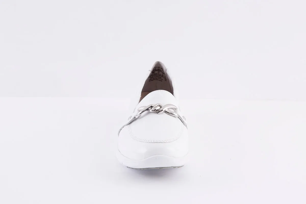 CAPRICE - 24752-160 FLAT LOAFER - WHITE