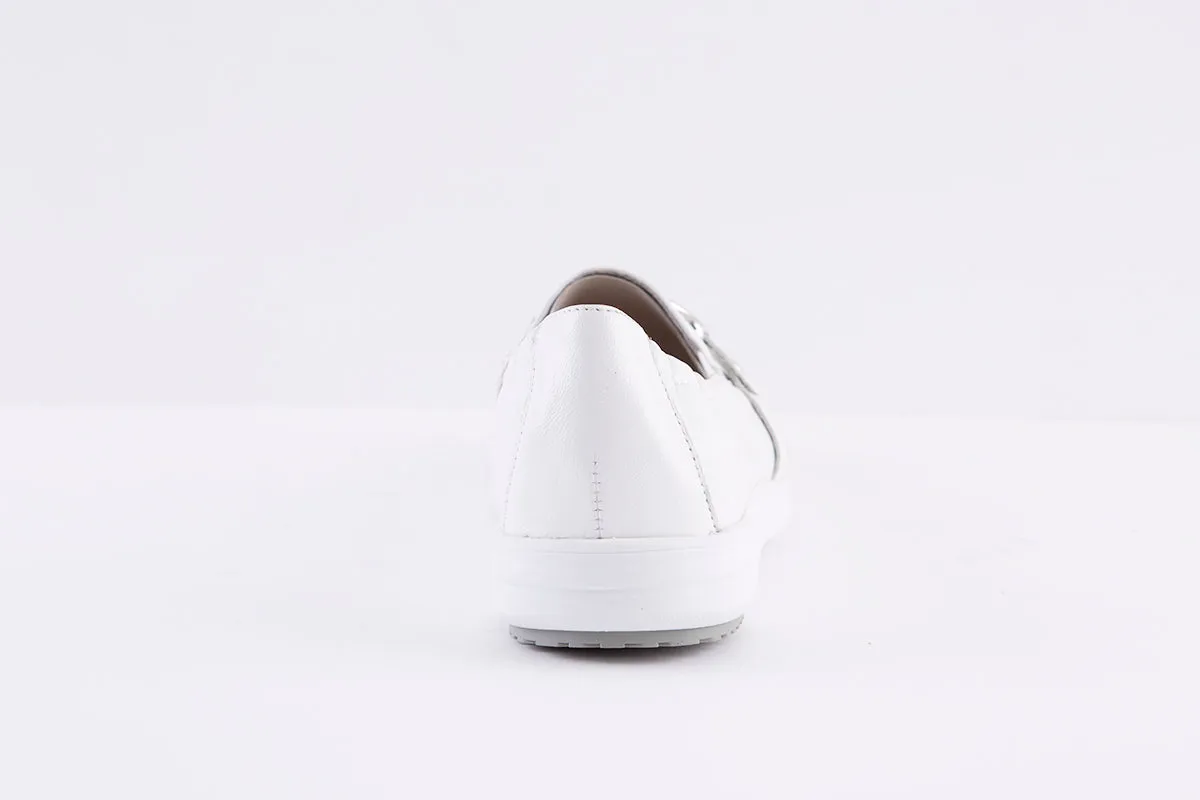 CAPRICE - 24752-160 FLAT LOAFER - WHITE