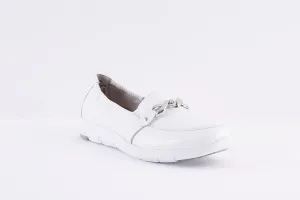 CAPRICE - 24752-160 FLAT LOAFER - WHITE