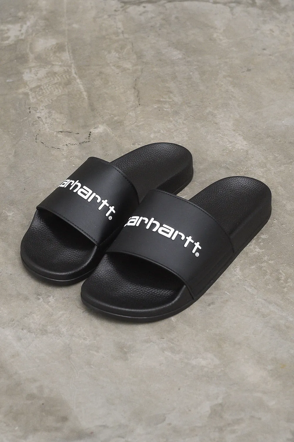 CARHARTT WIP SLIPPER Black/White