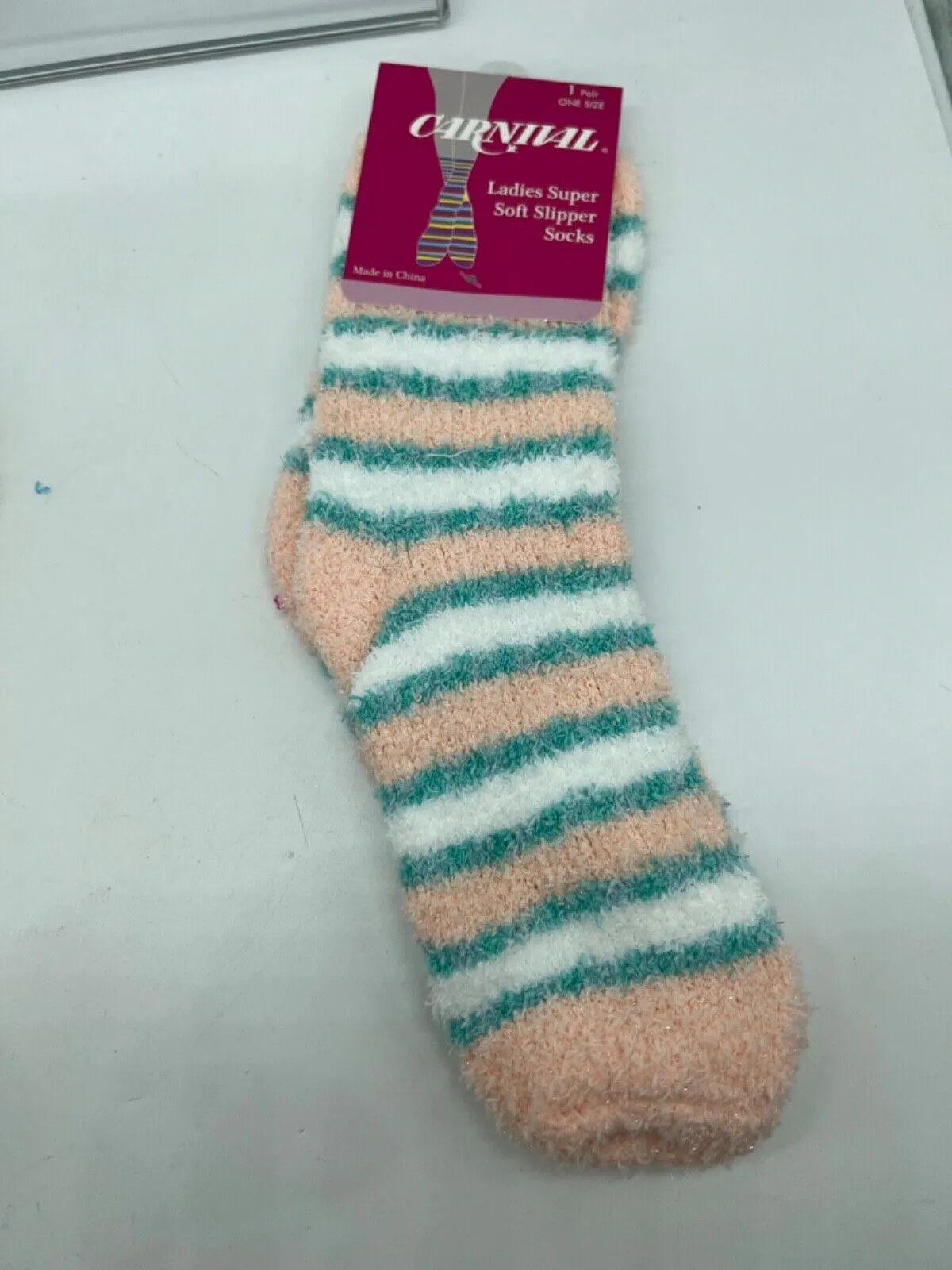 Carnival Cozy Slipper Sock Fuzzy Easter Gift YOU CHOOSE BuyMoreSave&CombineShip