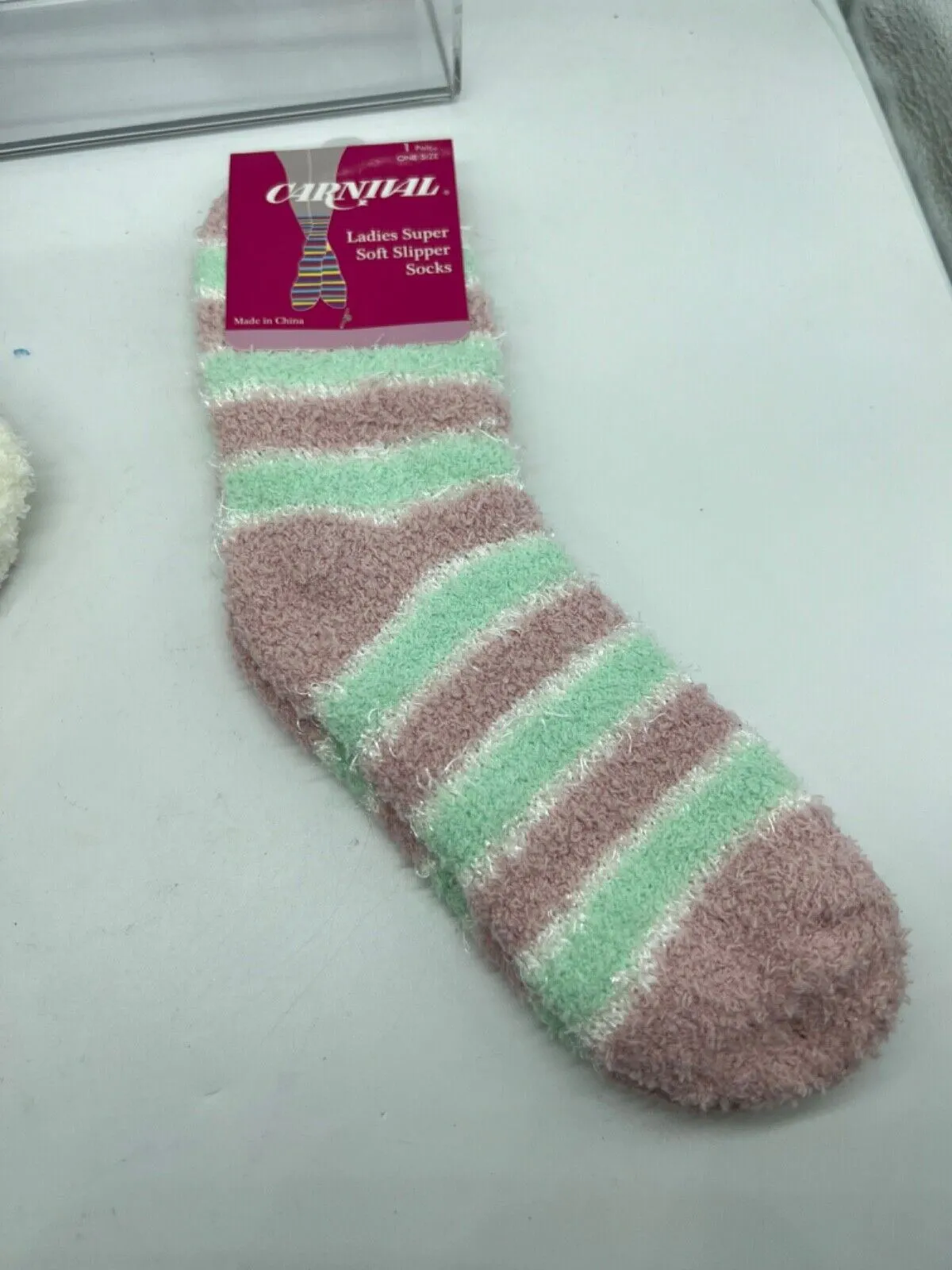 Carnival Cozy Slipper Sock Fuzzy Easter Gift YOU CHOOSE BuyMoreSave&CombineShip