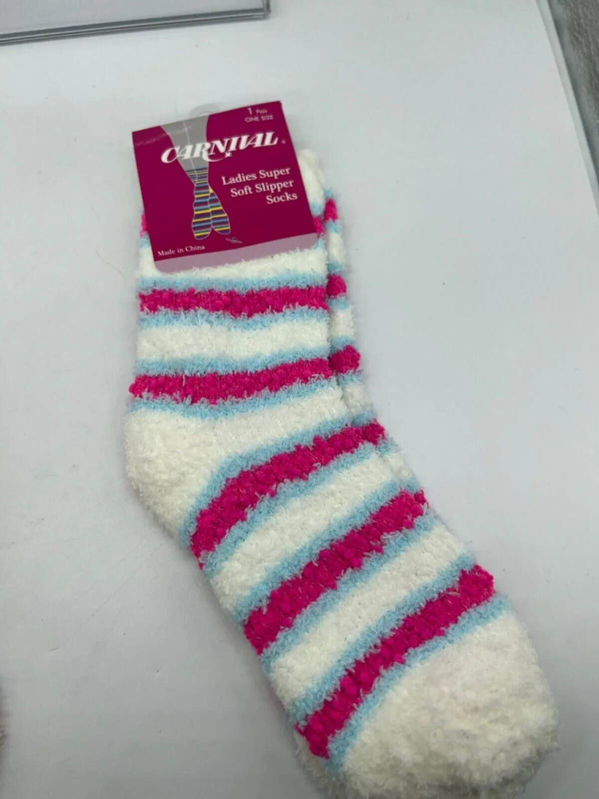 Carnival Cozy Slipper Sock Fuzzy Easter Gift YOU CHOOSE BuyMoreSave&CombineShip
