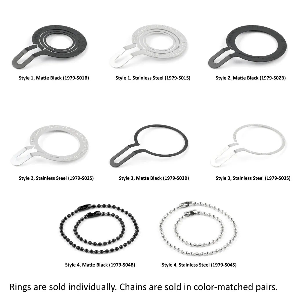 Charm Rings and Charm Chains