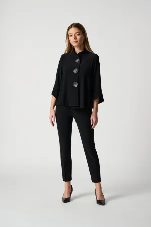 Classic cropped pant by Jospeh Ribkoff - Black