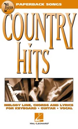 COUNTRY HITS PAPERBACK SONGS 2ND EDITION