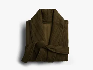 Cozy Knit Robe (Olive)