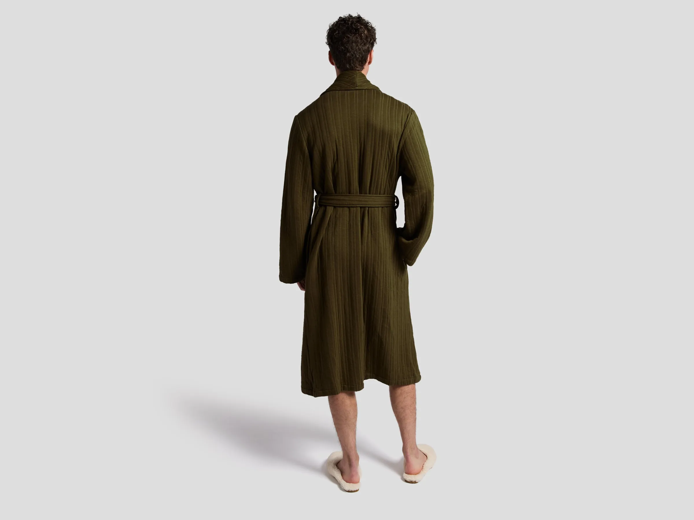 Cozy Knit Robe (Olive)