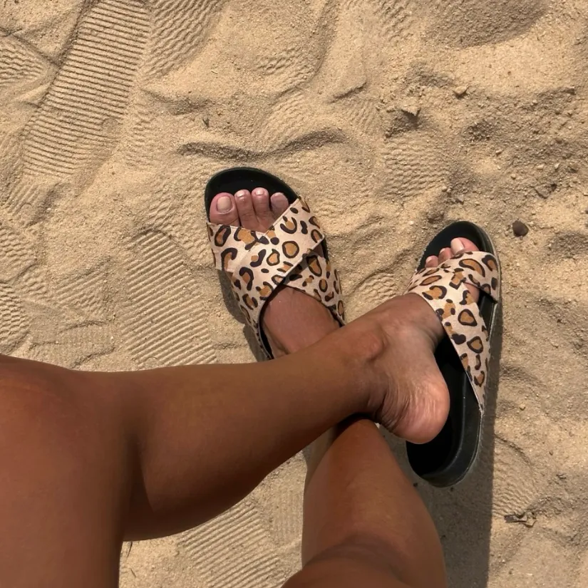 CRUZADO LEOPARD SLIPPERS