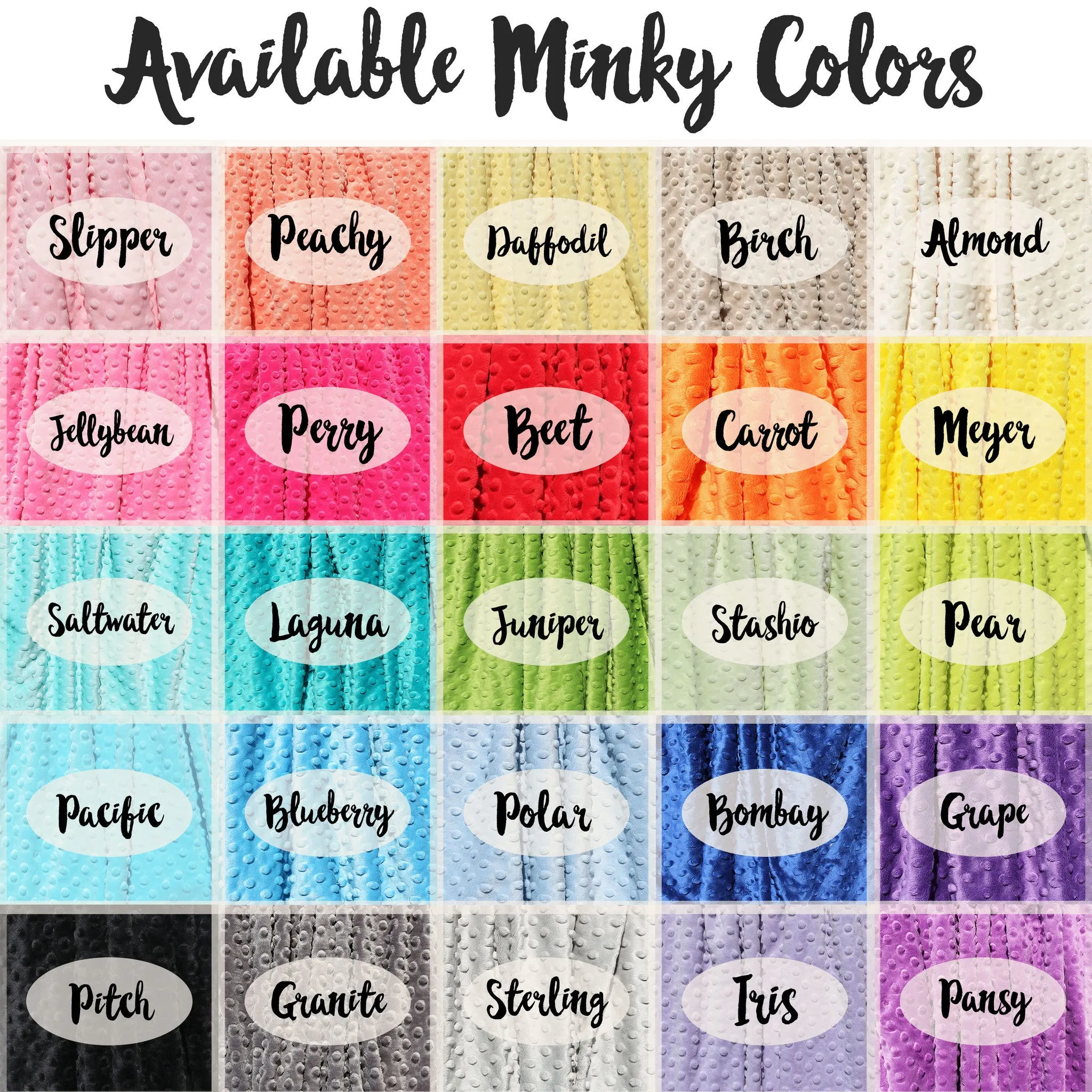 Double Minky Blanket - Giraffes