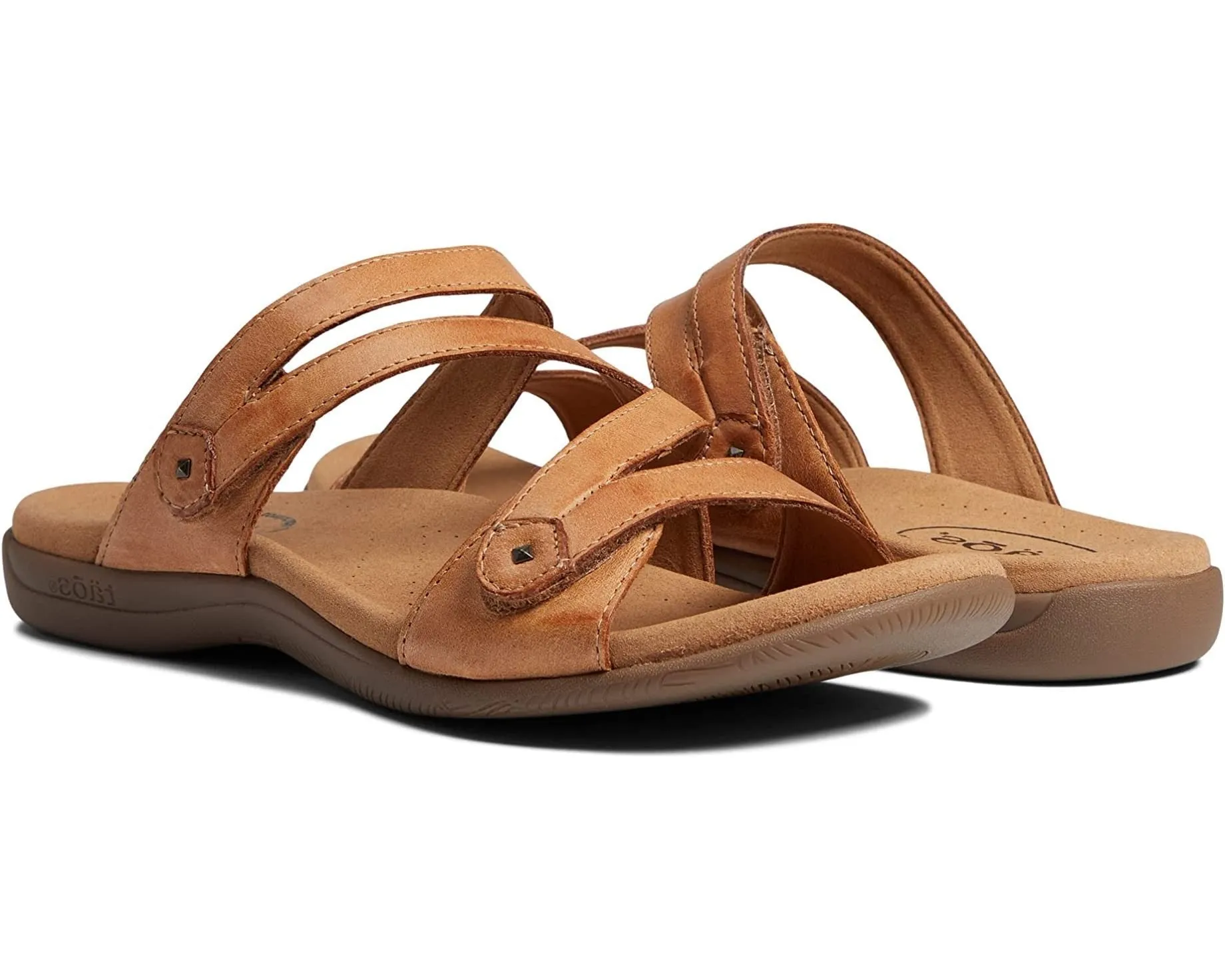 Double U | Leather | Caramel