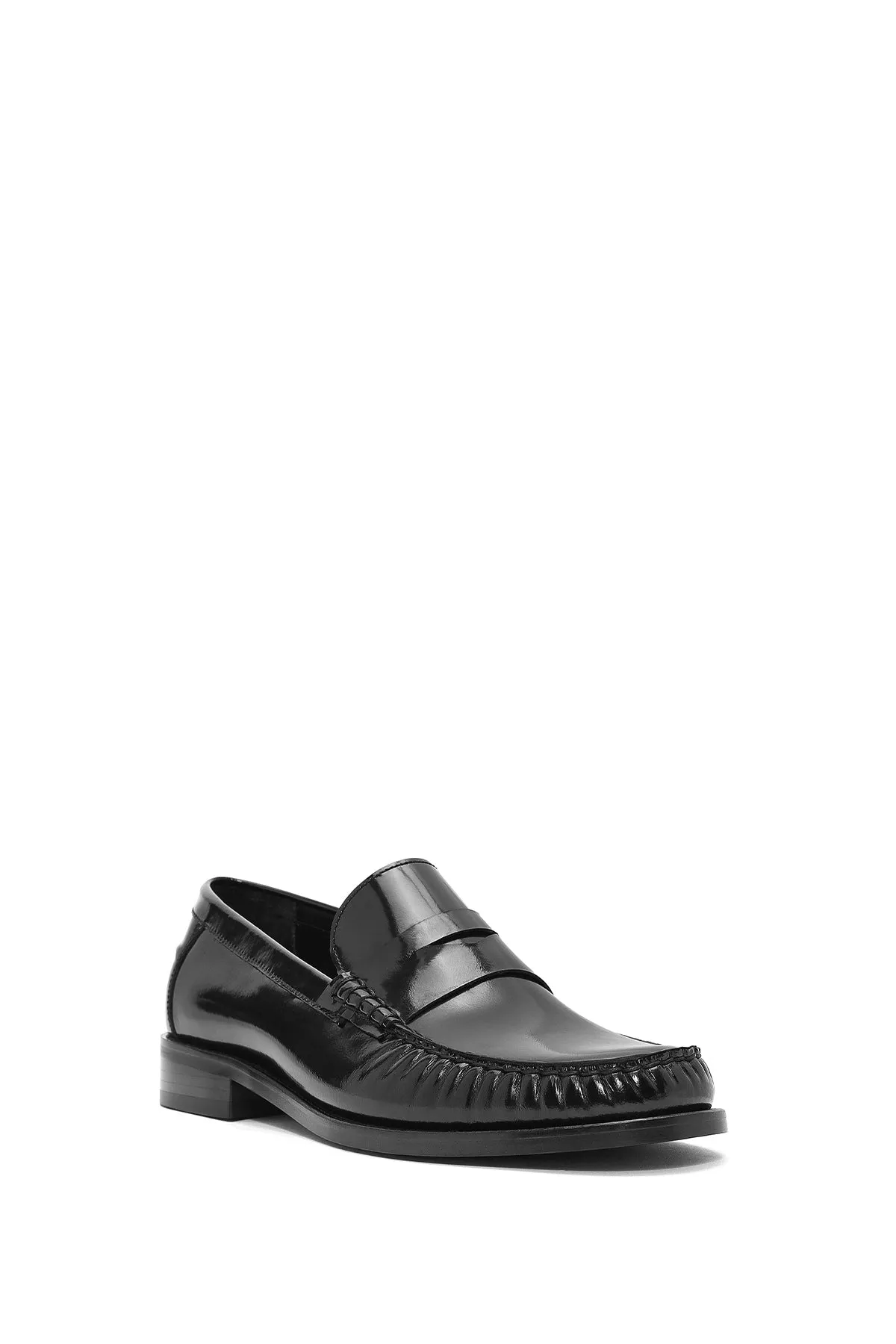 Erkek Siyah Deri Klasik Loafer