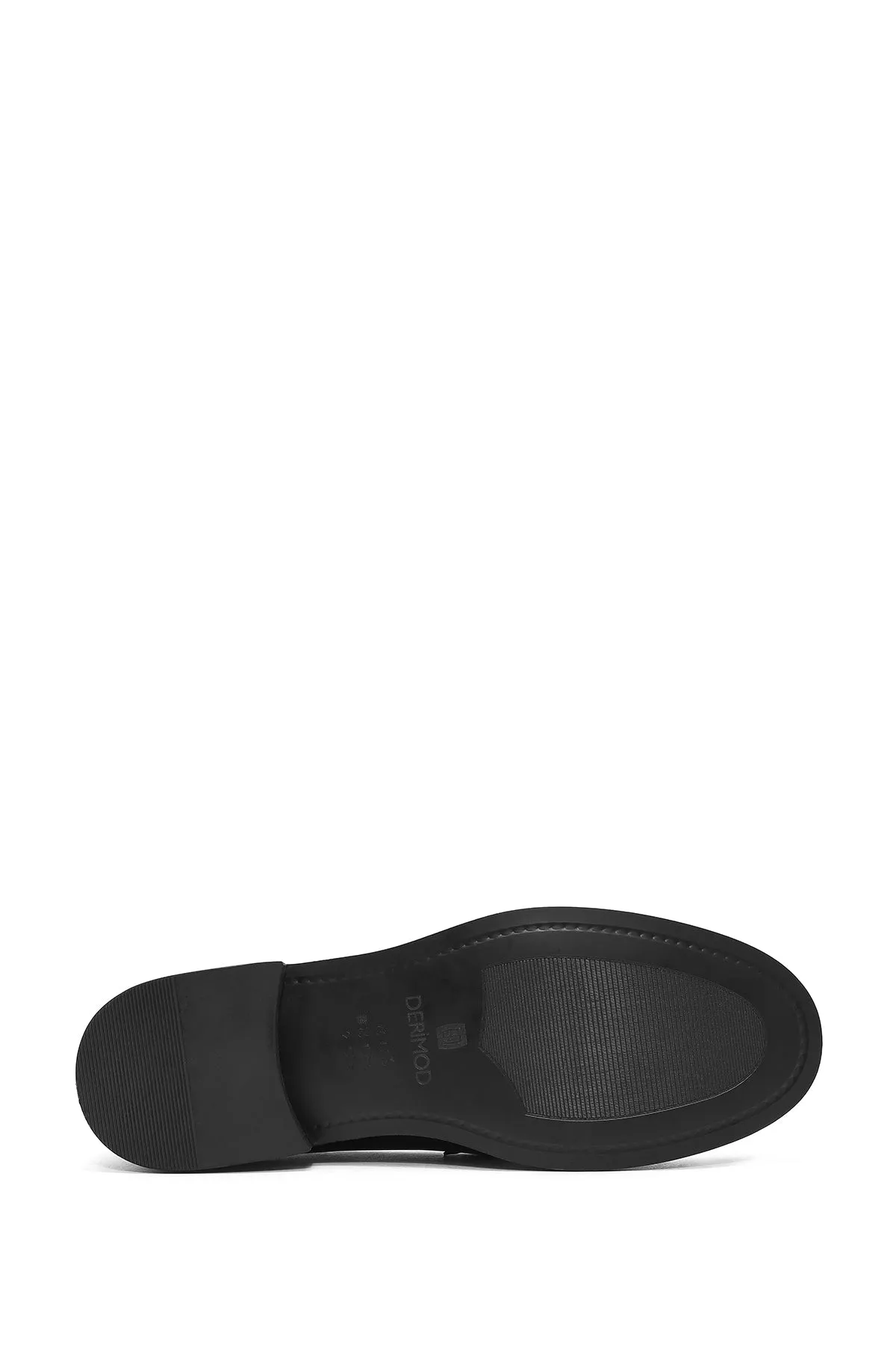 Erkek Siyah Deri Klasik Loafer