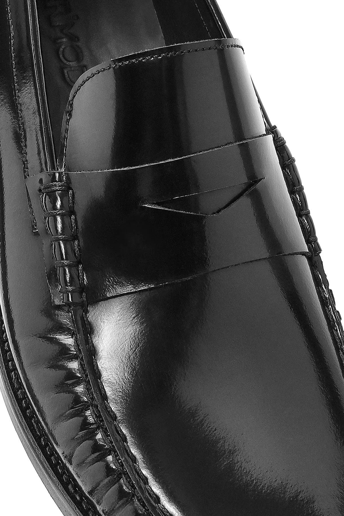 Erkek Siyah Deri Klasik Loafer