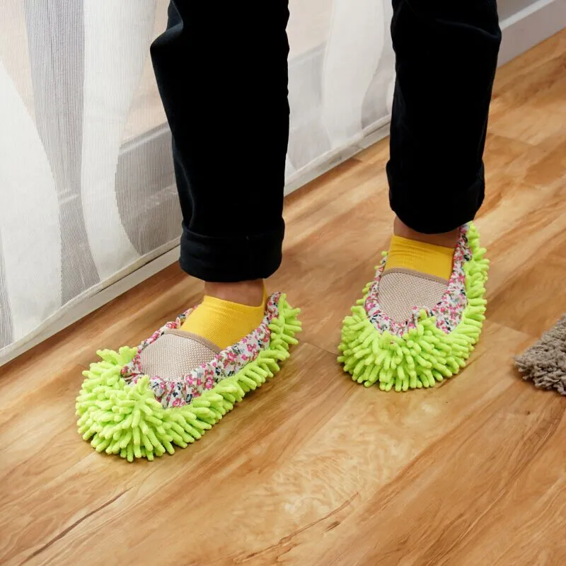 Floor Cleaner Slipper Lazy Shoes