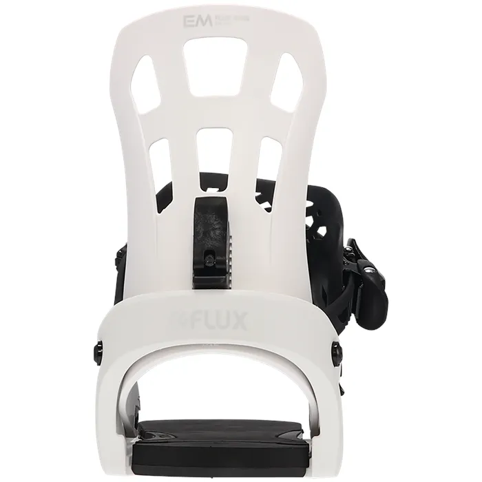 Flux EM Snowboard Bindings Mens White