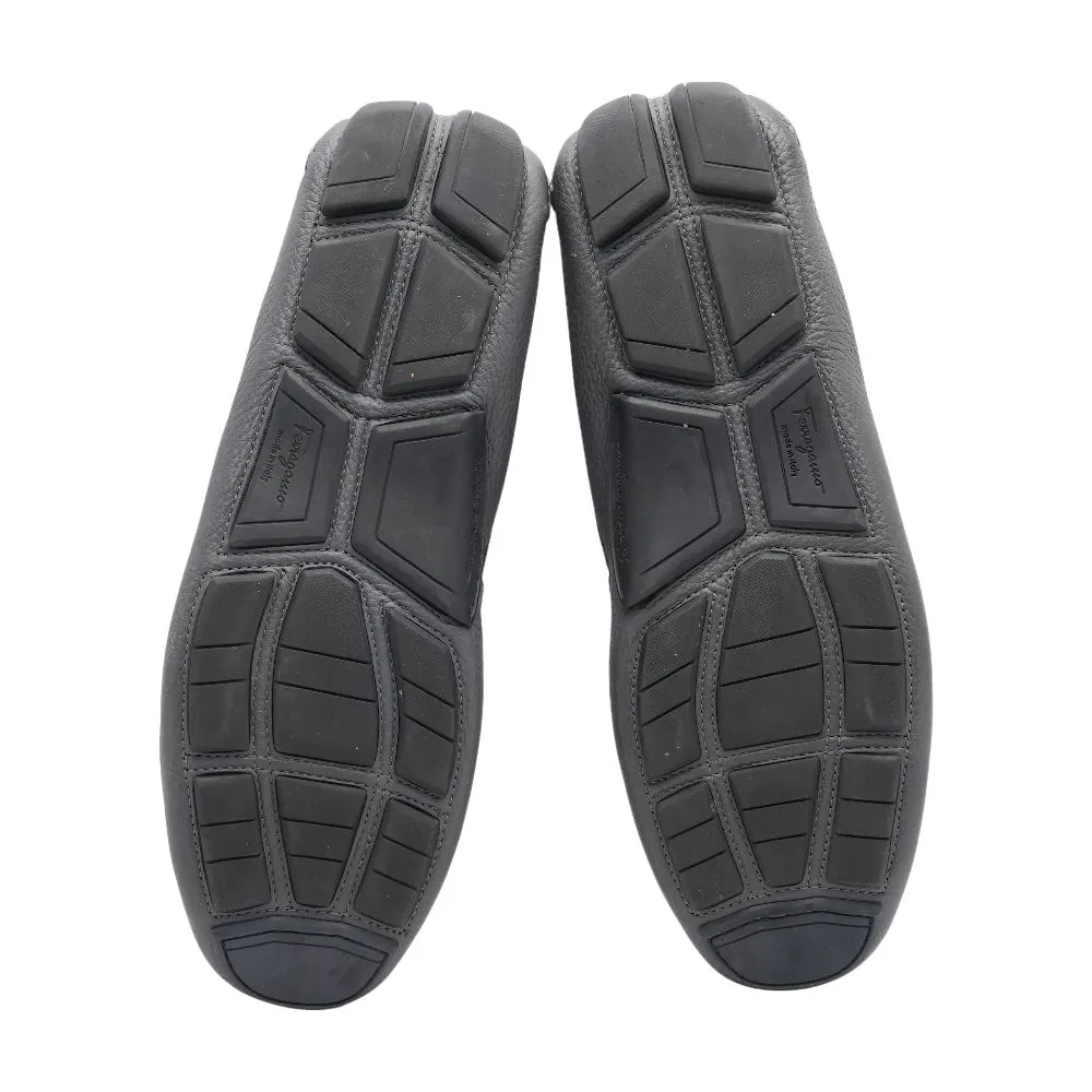 Gray Driver with Gancini Ornament Loafer