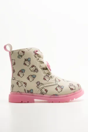 Hello Kitty Light Up Boots Cream