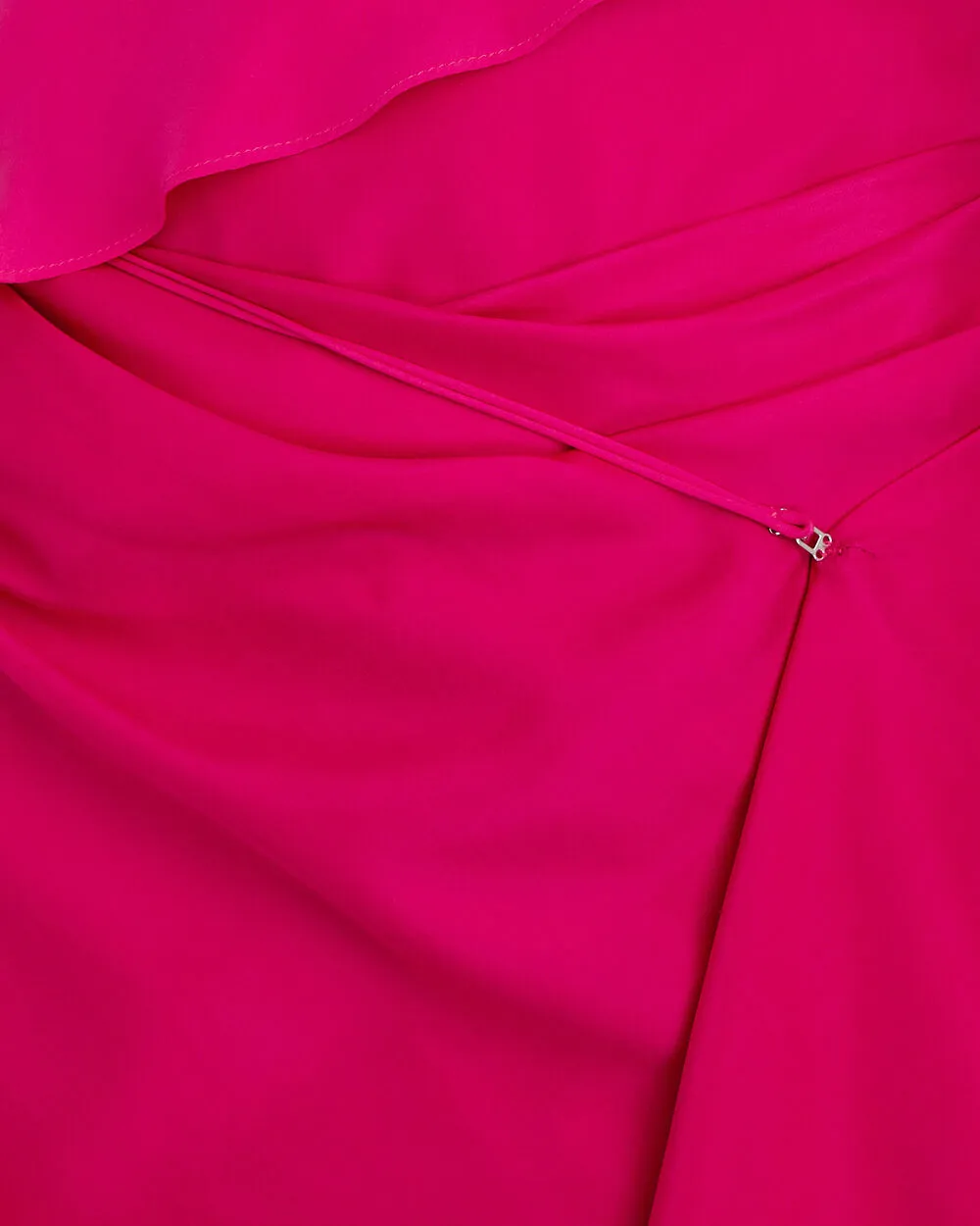 Hida Draped Silk-Satin Mini Dress