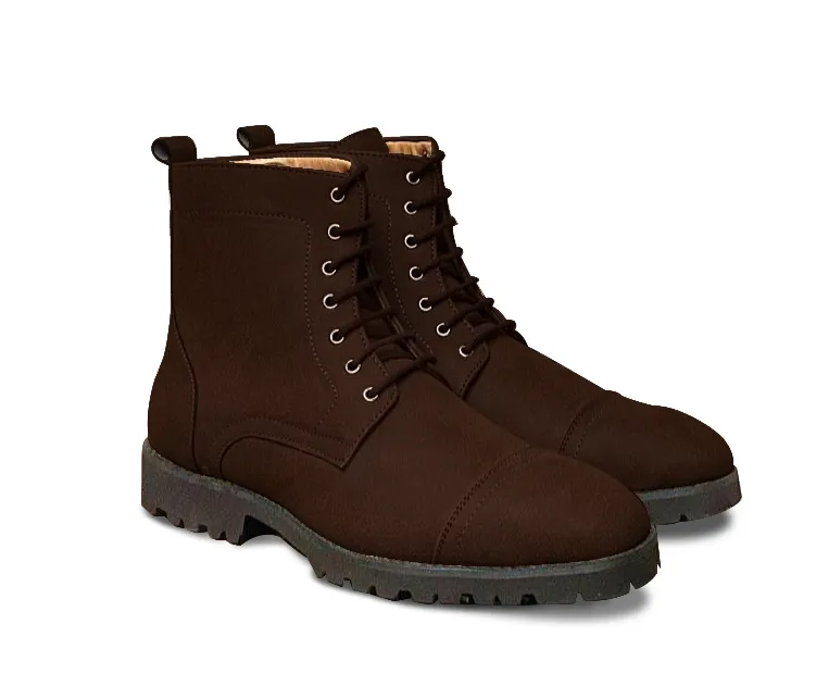 High Ankle Commando Boots