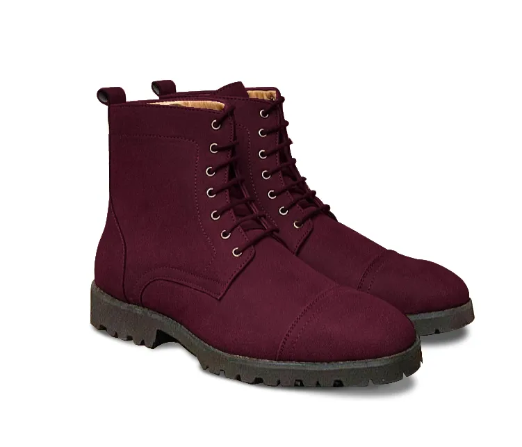 High Ankle Commando Boots