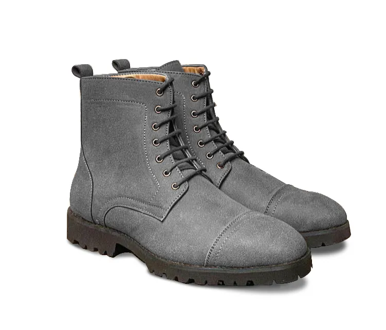 High Ankle Commando Boots