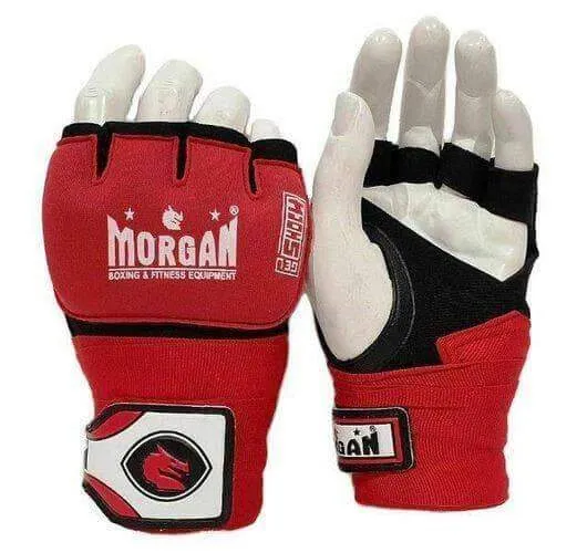 HYBRID MMA BOXING UFC GEL GRAPPLING HAND WRAPS GLOVES