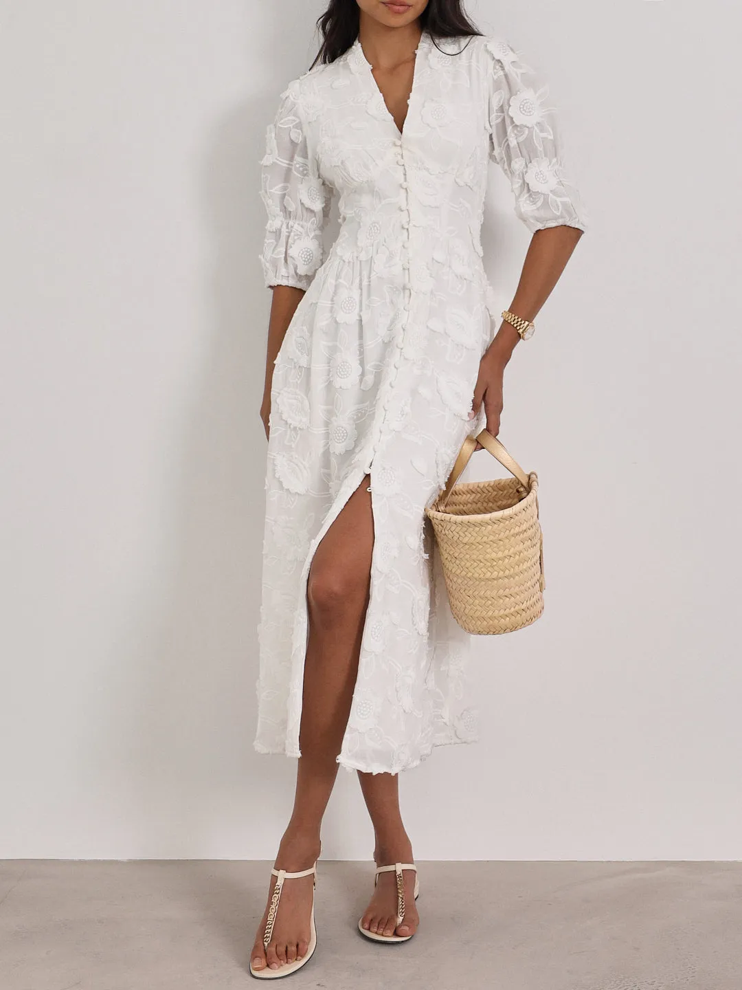 Isla | Embroidered Cotton Sundress