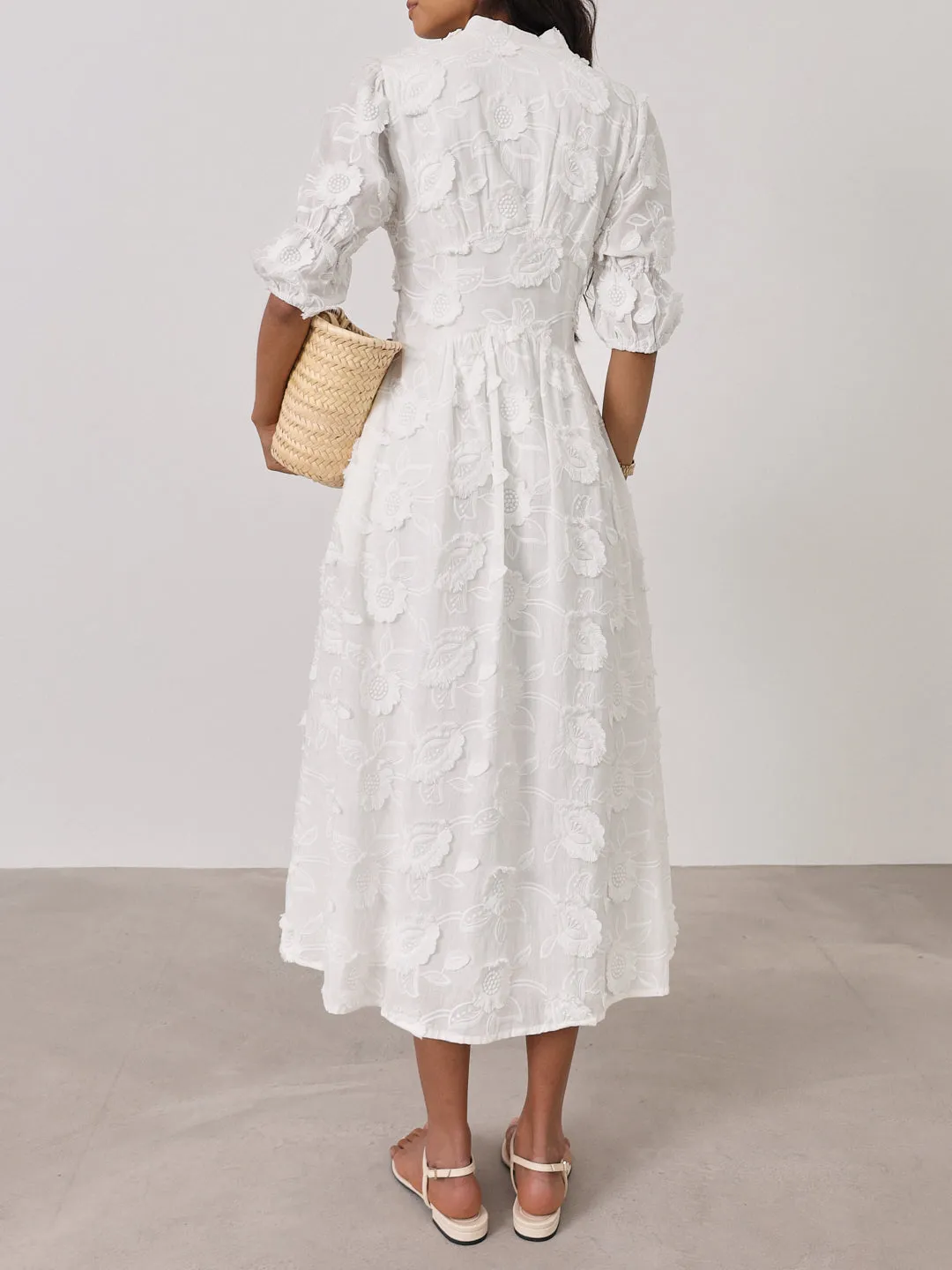 Isla | Embroidered Cotton Sundress